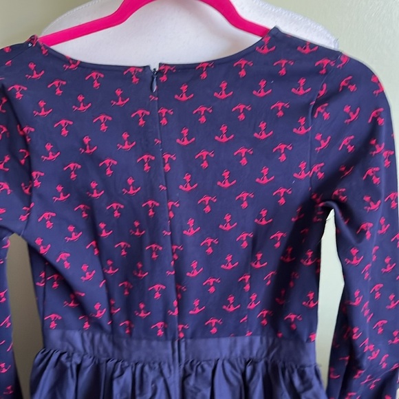 ModCloth anchors away twofer dress nautical sailor print retro dress size small - Picture 11 of 16